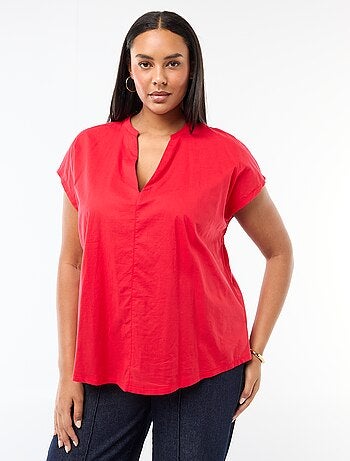 Blusa ligera de manga corta