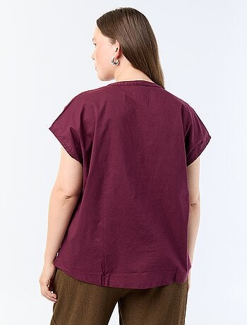 Blusa ligera de manga corta