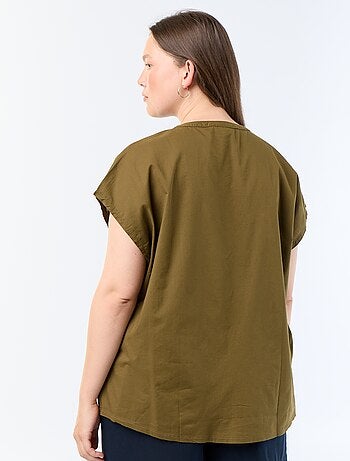 Blusa ligera de manga corta