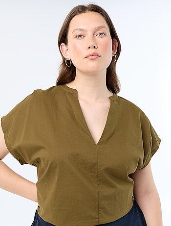 Blusa ligera de manga corta