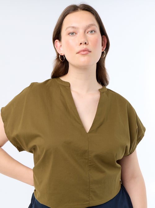 Blusa ligera de manga corta - Kiabi
