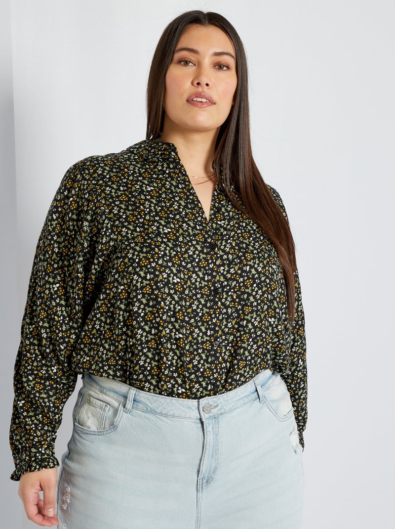 Blusa ligera NEGRO - Kiabi
