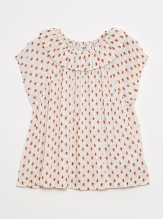 Blusa ligera sin mangas lisa