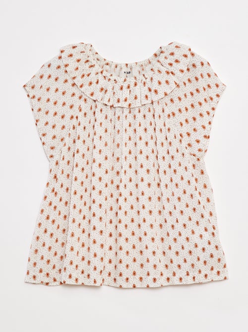 Blusa ligera sin mangas lisa - Kiabi