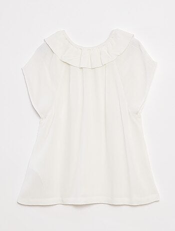Blusa ligera sin mangas lisa