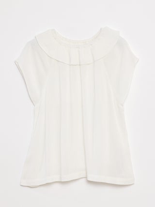 Blusa ligera sin mangas lisa