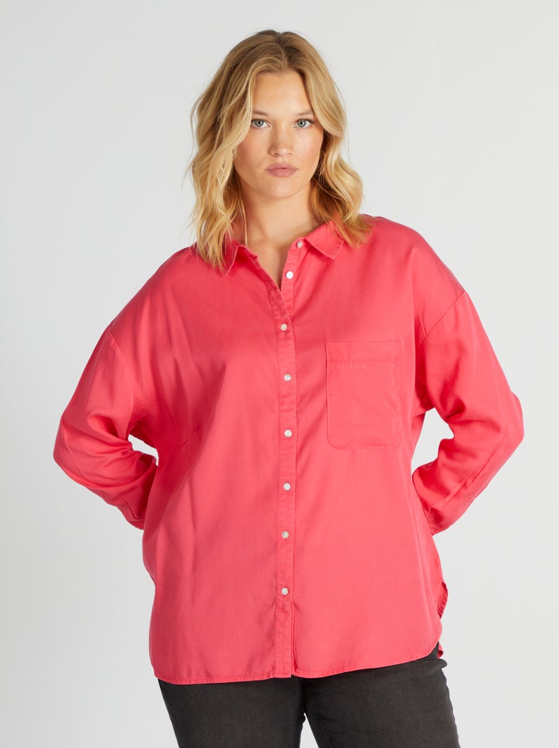 Blusa lisa Rosa - Kiabi