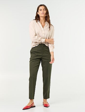 Blusa lisa satinada