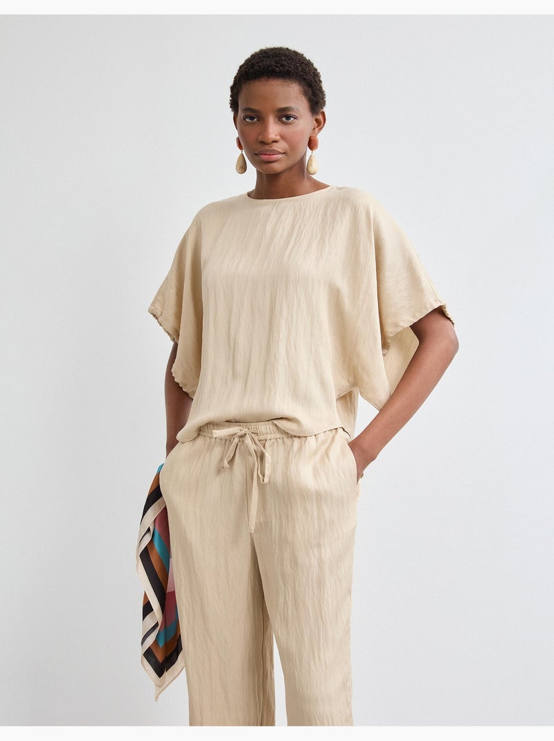 Blusa Lyocell, MO Fashion Beige - Kiabi