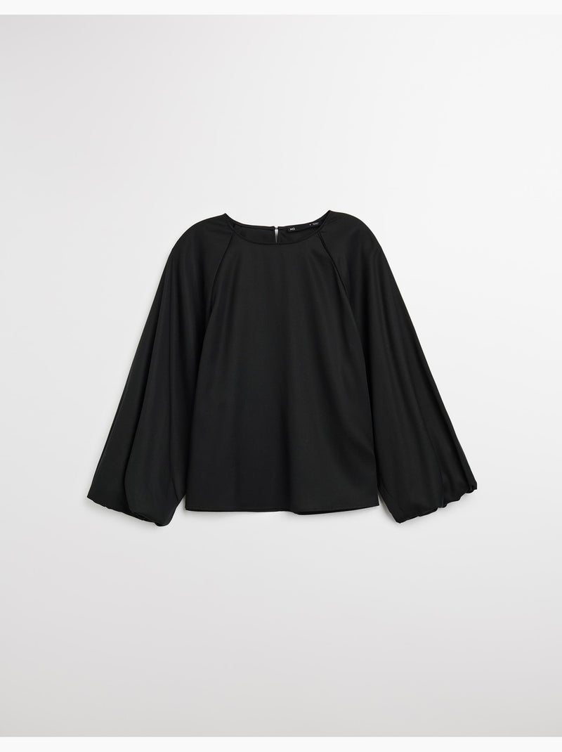 Blusa Lyocell, MO Fashion Negro - Kiabi