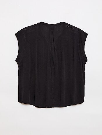 Blusa manga corta Fácil de poner