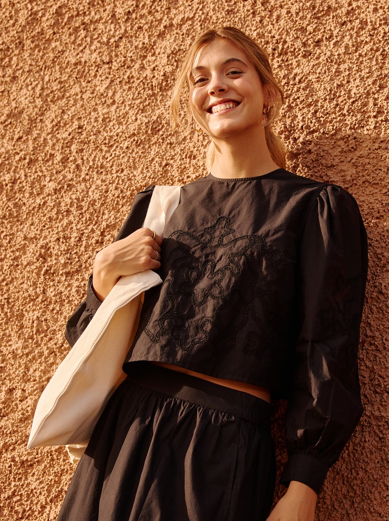 Blusa negro - Kiabi