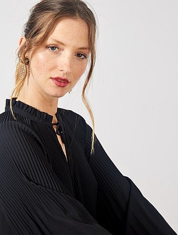 Blusa plisada - Kiabi