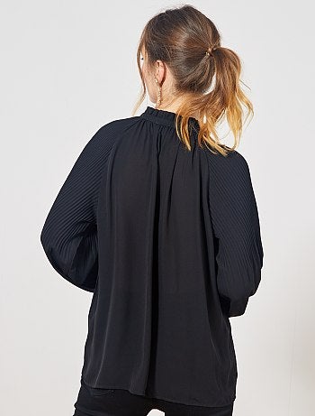 Blusa plisada - Kiabi