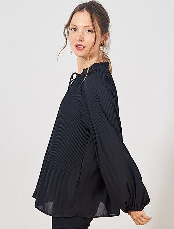 Blusa plisada - Kiabi