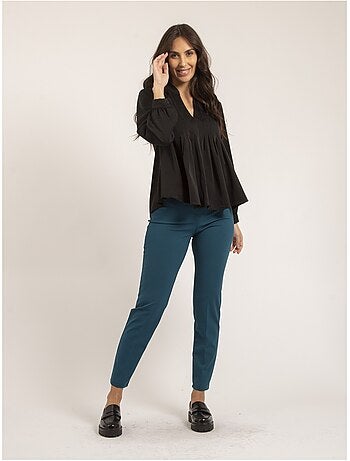 Blusa plisada OANA