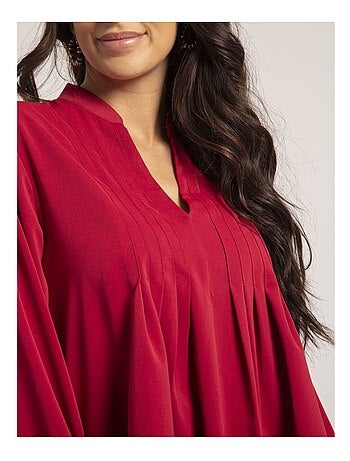 Blusa plisada OANA