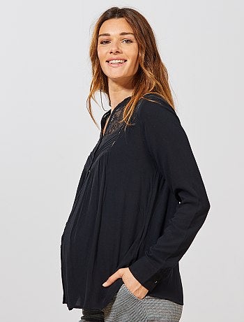 Premamá - Blusa premamá de encaje - Kiabi