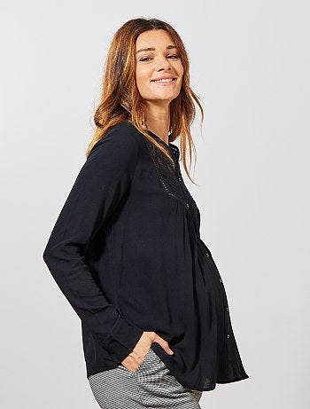 Premamá - Blusa premamá de encaje - Kiabi