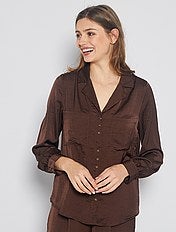 Camisas Mujer | marrón | Kiabi camisa mujer tonos marrones