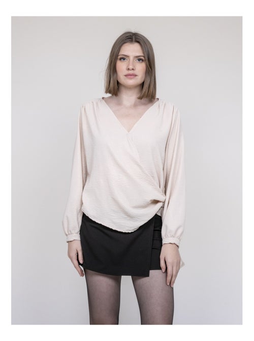 Blusa satinada ONESTA - Kiabi Blusa satinada ONESTA - Kiabi