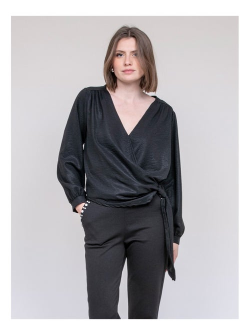 Blusa satinada ONESTA - Kiabi Blusa satinada ONESTA - Kiabi
