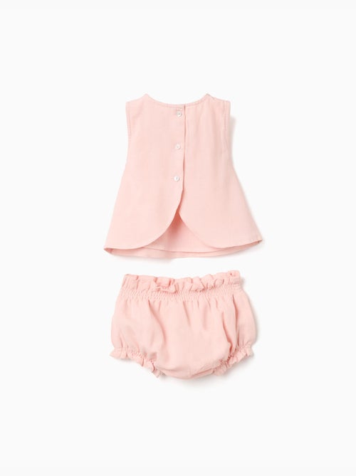 Blusa sin mangas + cubrepañal B&S - Kiabi