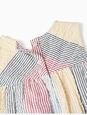 Blusa sin mangas de algodón a rayas You&Me