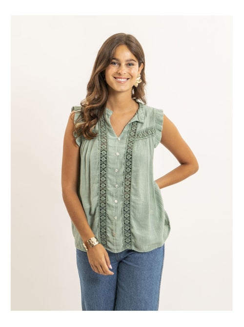 Blusa sin mangas FUJELIA - Kiabi