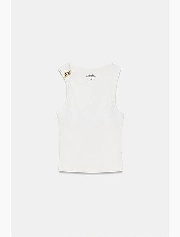 Blusa tipo camisola sin mangas de corte slim dilvin