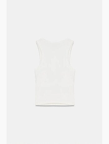 Blusa tipo camisola sin mangas de corte slim dilvin
