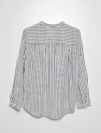Blusa vaporosa a rayas
