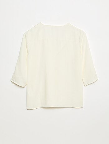 Blusa vaporosa con manga 3/4 'JDY'