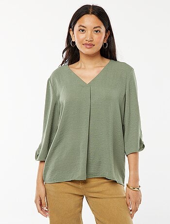 Blusa vaporosa con manga 3/4 'JDY'