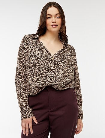 Blusa vaporosa de punto de crepé