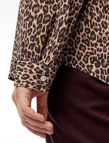 Blusa vaporosa de punto de crepé