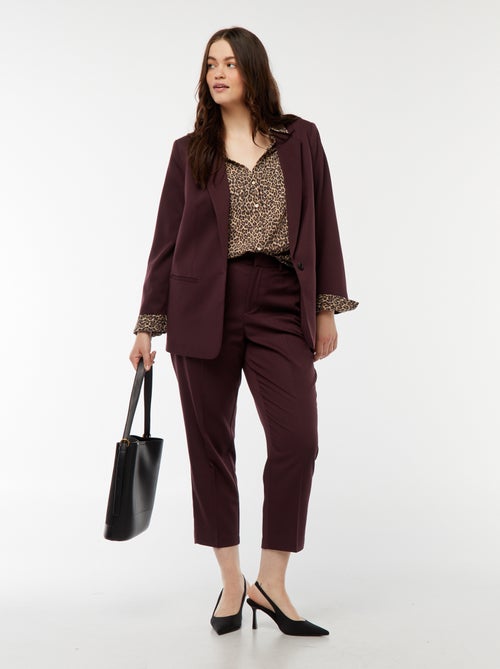 Blusa vaporosa de punto de crepé - Kiabi