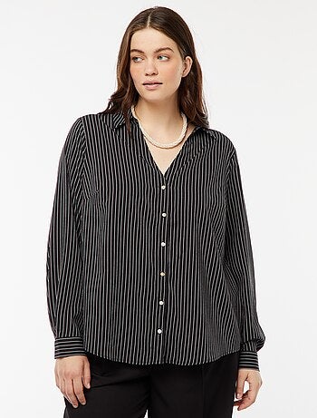 Blusa vaporosa de punto de crepé