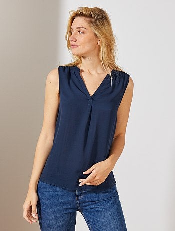 Blusa vaporosa estampada - Kiabi