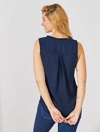 Blusa vaporosa estampada - Kiabi