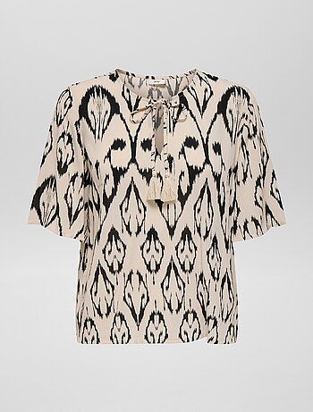 Blusa vaporosa estampada 'JDY'