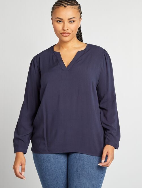 Blusa vaporosa 'Only Carmakoma' - Kiabi