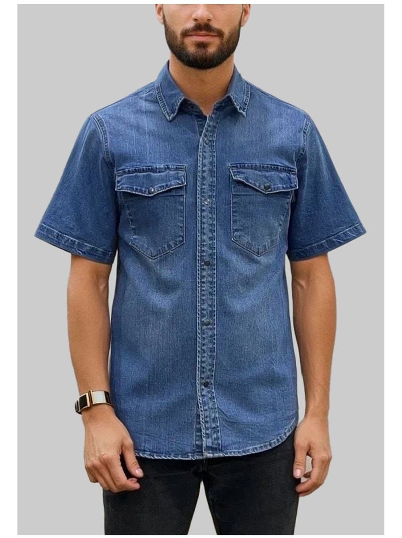 Blusa vaquera Kebello Azul - Kiabi