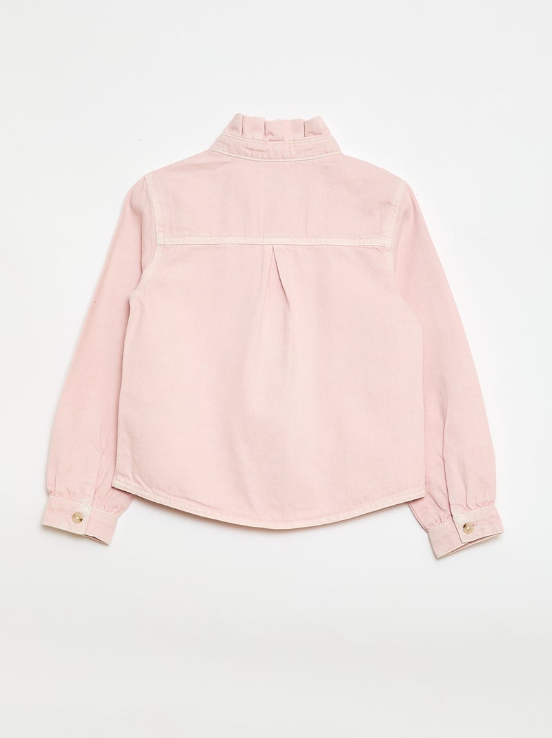 Blusa vaquera Rosa - Kiabi