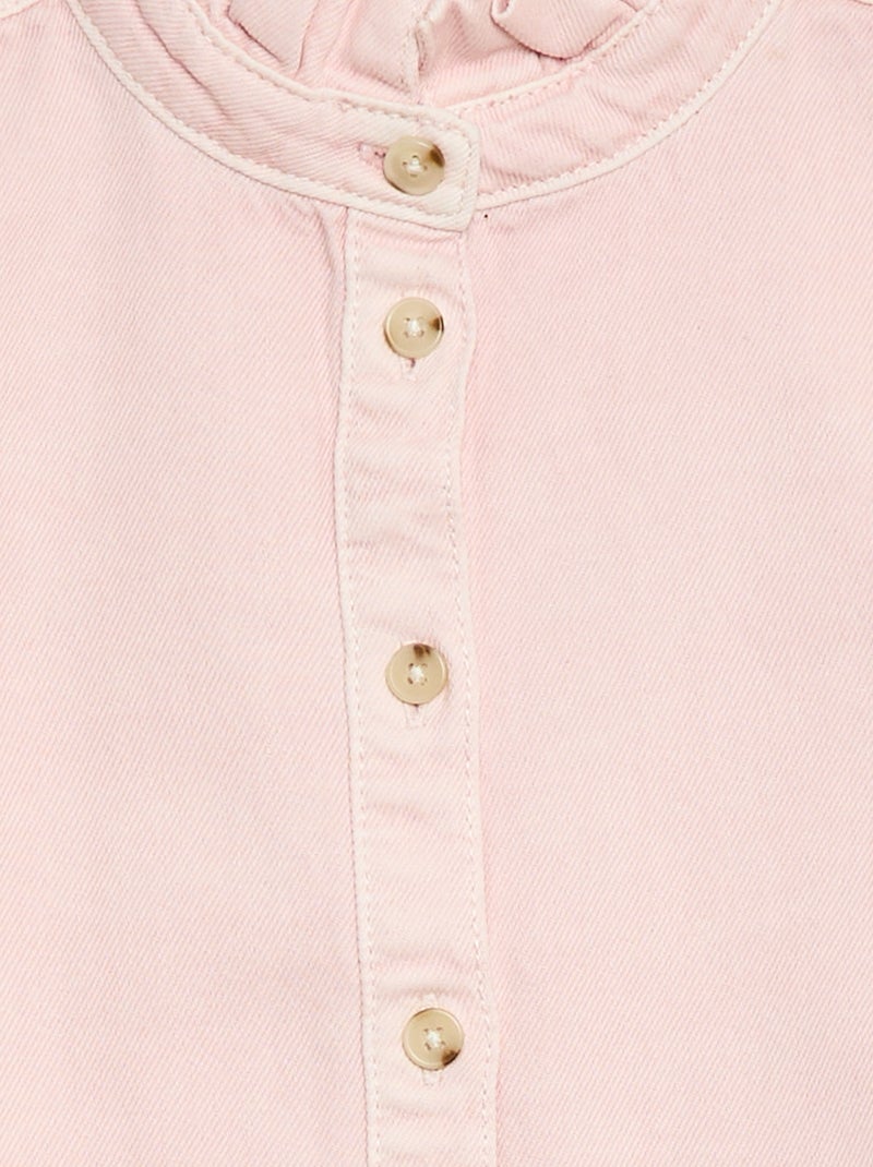 Blusa vaquera Rosa - Kiabi