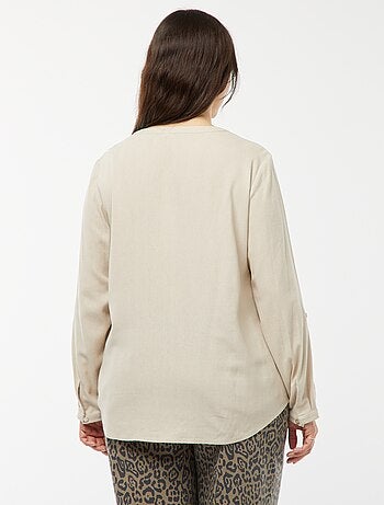 Blusa 'Veromoda' de mezcla de lino