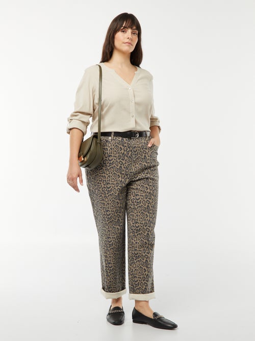 Blusa 'Veromoda' de mezcla de lino - Kiabi