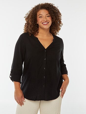Blusa 'Veromoda' de mezcla de lino