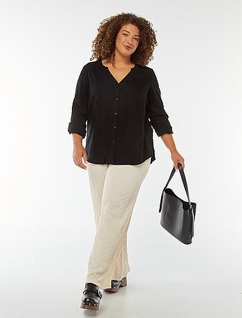 Blusa 'Veromoda' de mezcla de lino