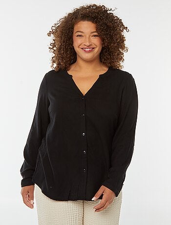 Blusa 'Veromoda' de mezcla de lino